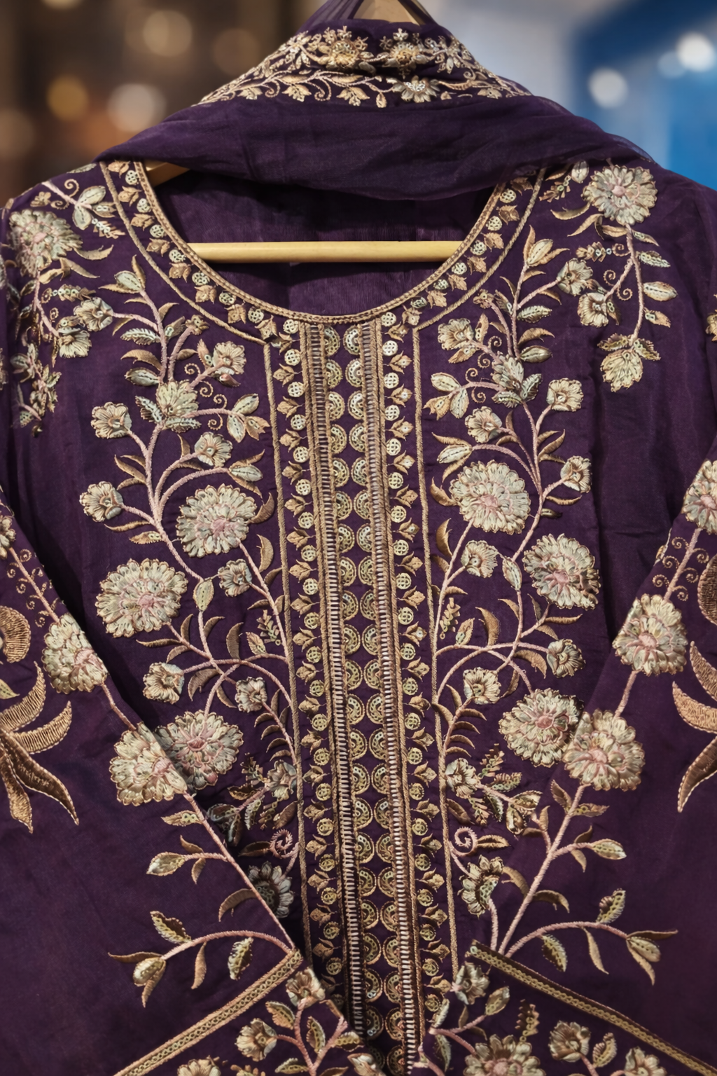 Designer Sherwani Style Dress (Readymade)