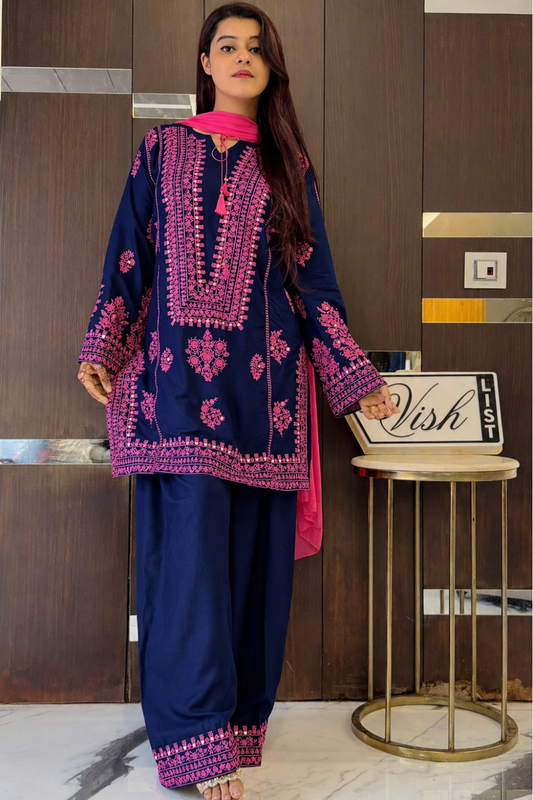 Premium Pakistani Embroidered Suit (Readymade)